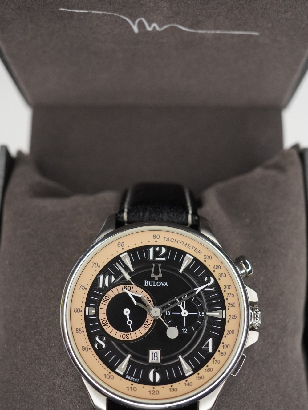Bulova Adventurer 96B141 C860865 Quartz Chronograph Tachymeter Men's Watch